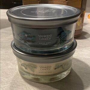 Yankee Candle Winter Night Stars and Sparkling Snow Set